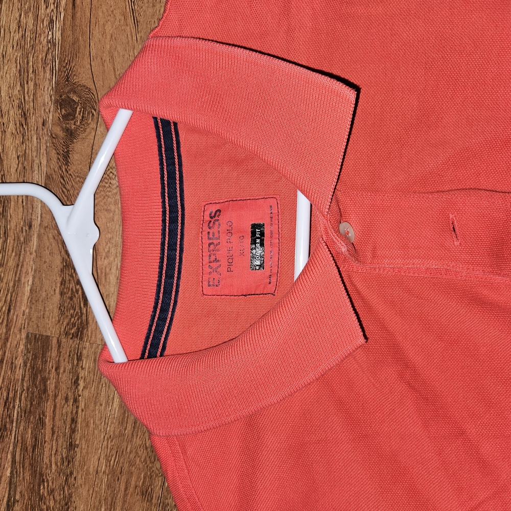 Express Coral Polo Shirt